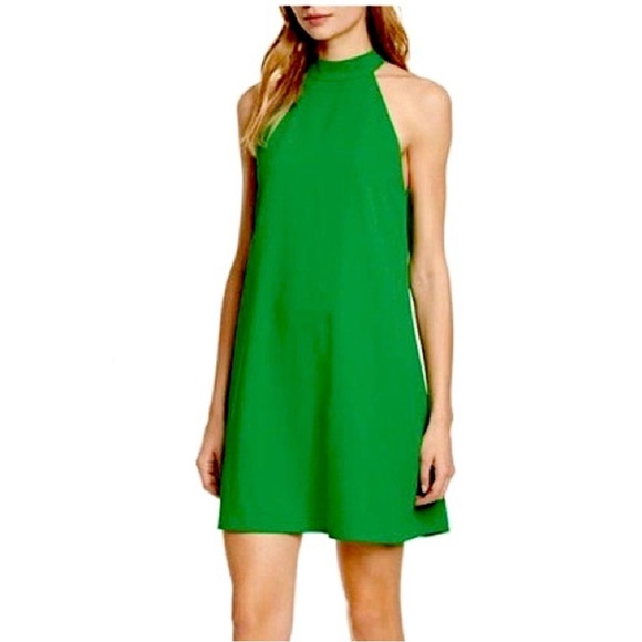 Alice + Olivia Susanna Halter Neck Shift Dress - Picture 1 of 2